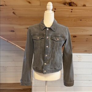 7 For All Mankind Charcoal Jean Jacket
